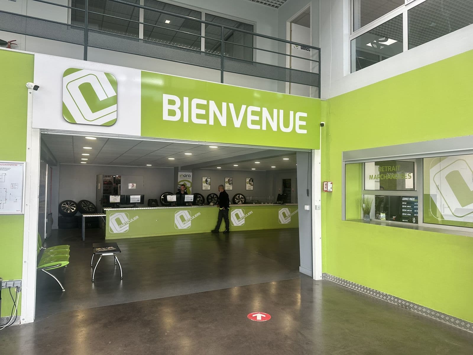 Accueil du magasin